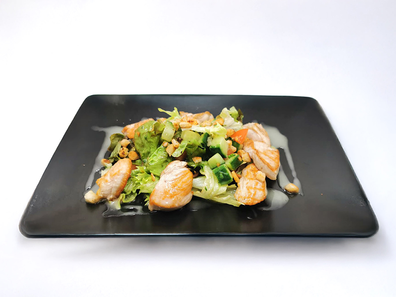 Salatteller mit Putenbrust